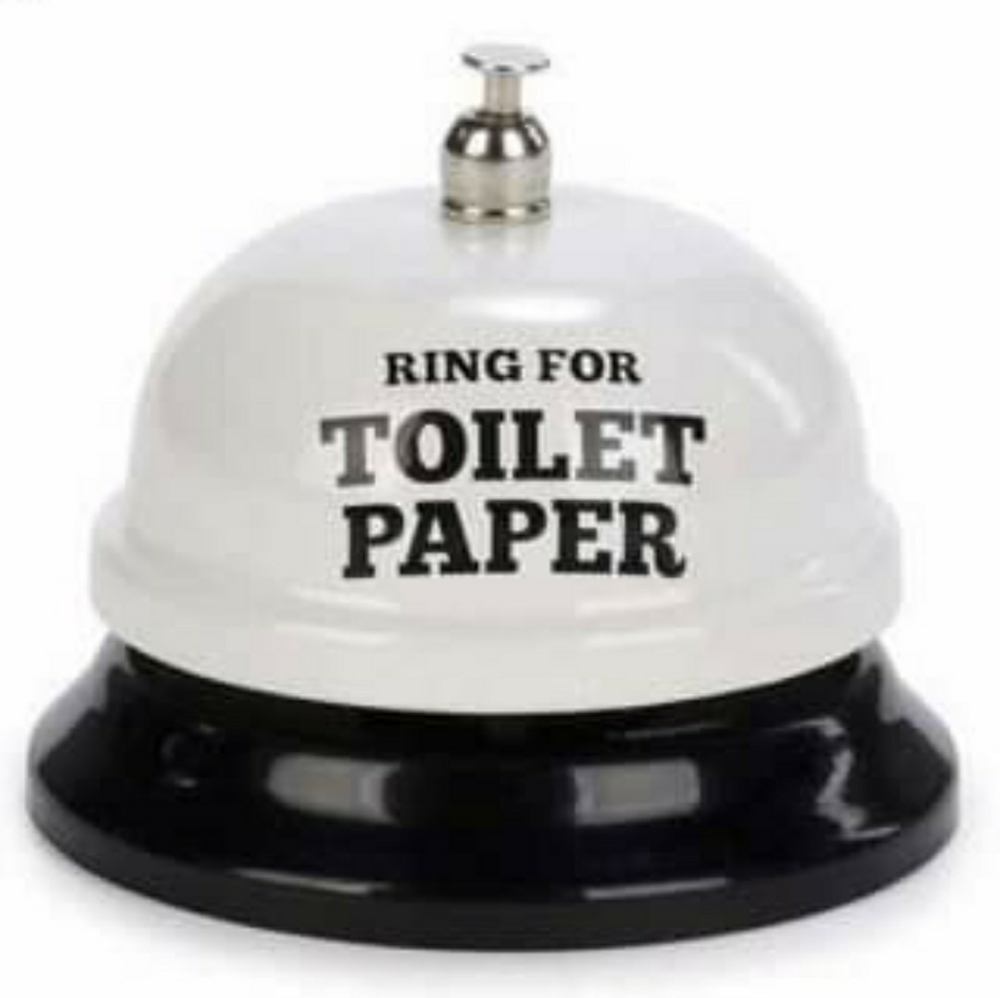 3/$25 Toilet Paper Bell, Decor, Gift